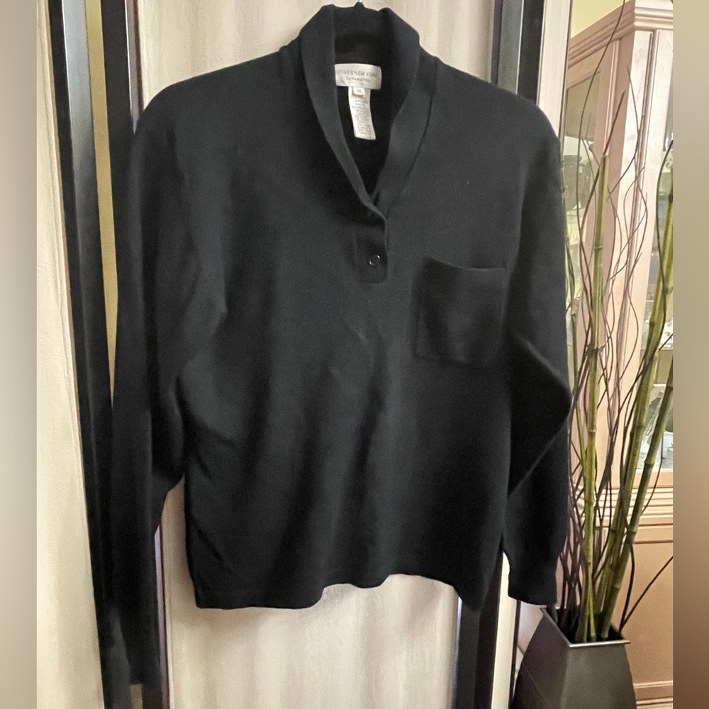 Classic Black Long Sleeve Top